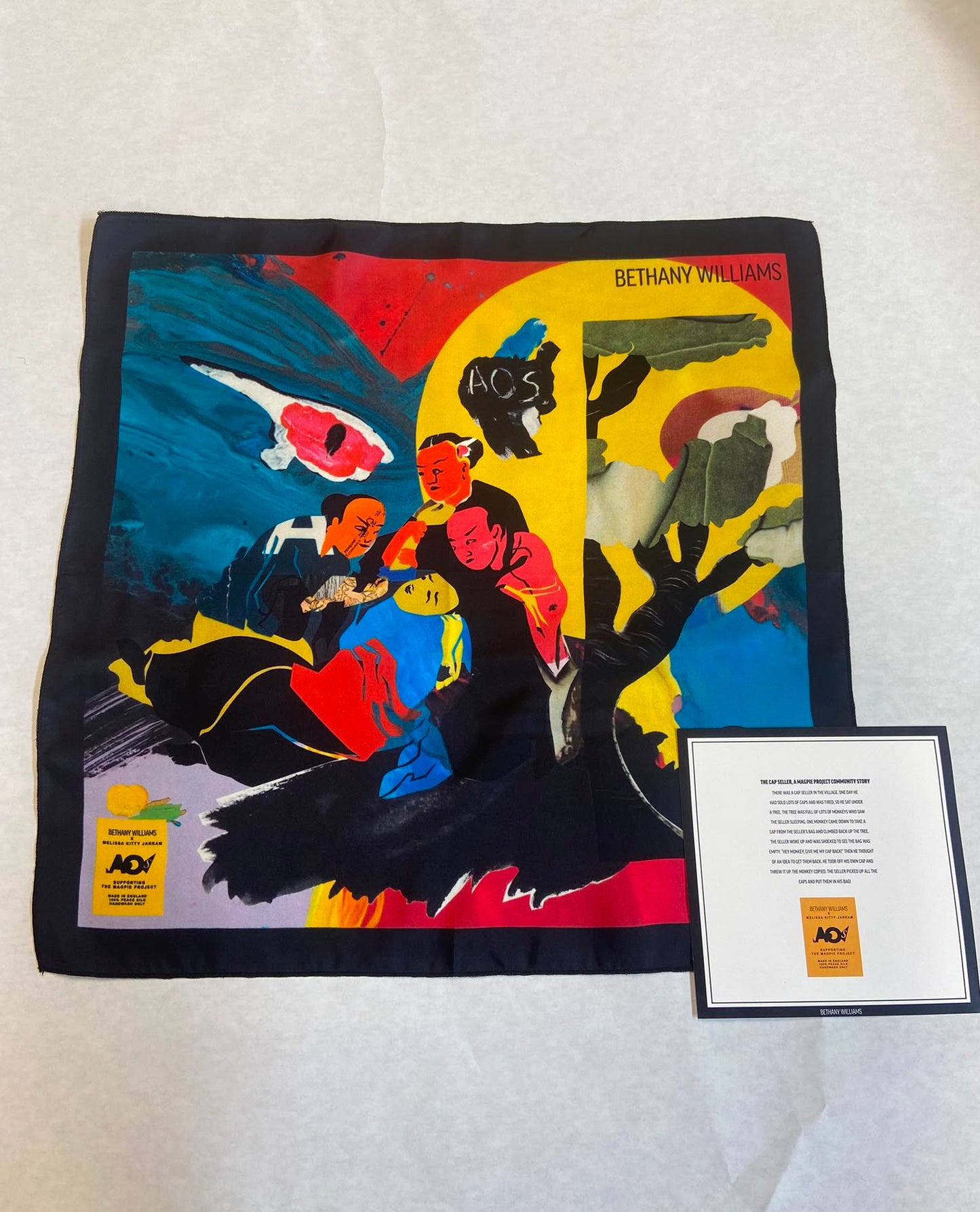 Blessing Peace Silk Scarf