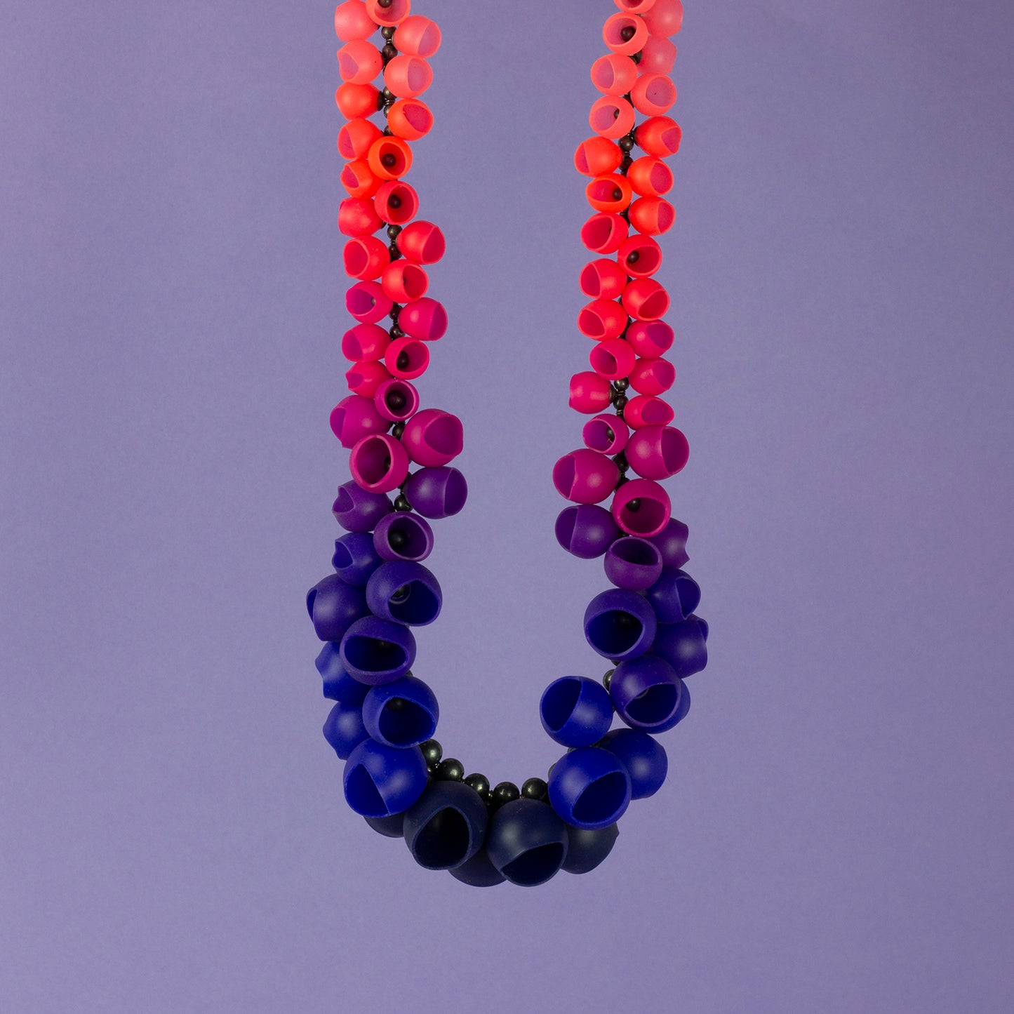 Blue/Purple/Pink Colour Fade Necklace