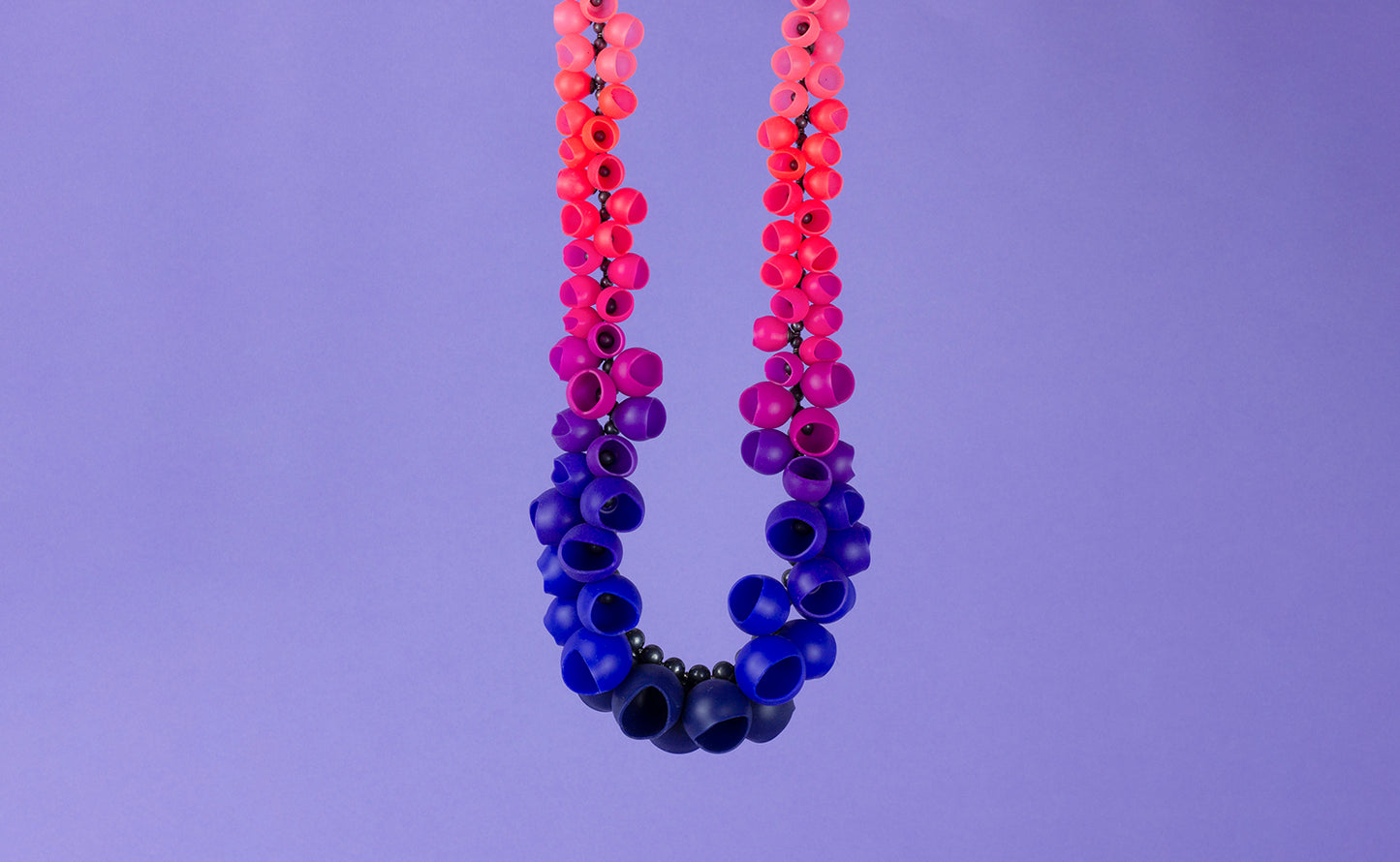 Blue/Purple/Pink Colour Fade Necklace