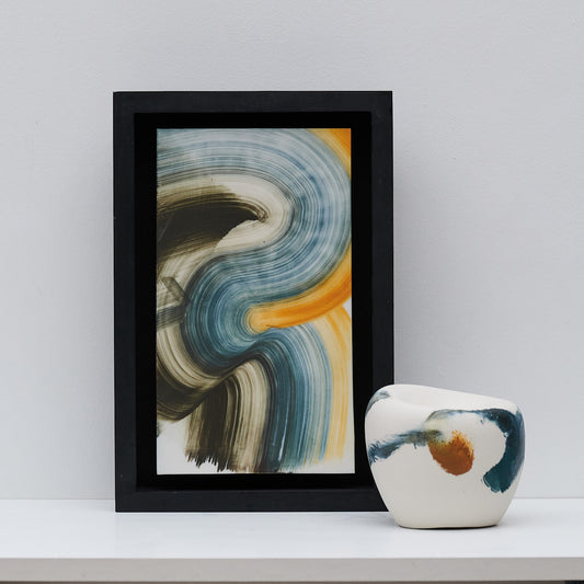 Exploration of the Porcelain Canvas Turquoise II
