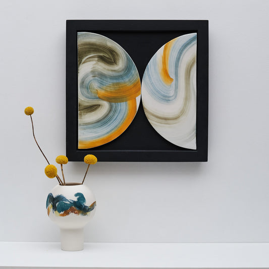Exploration of the Porcelain Canvas Turquoise II