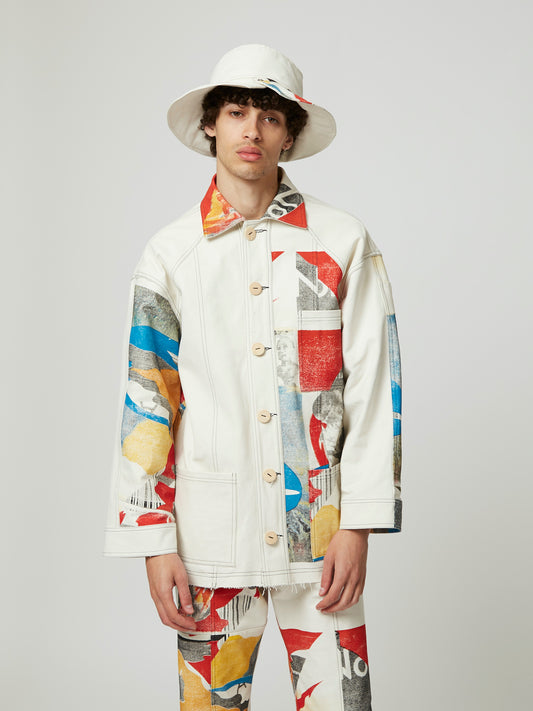 Sun and Wind Up-cycled Bell Tent Jacket