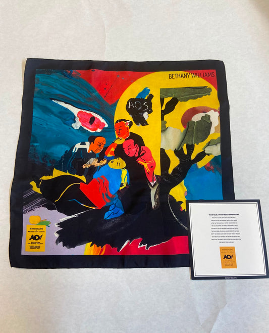 Blessing Peace Silk Scarf