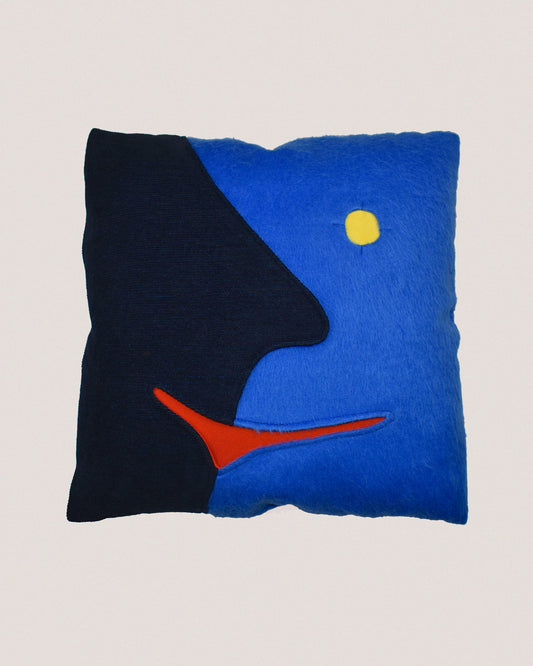 Face Contrast Cushion Cover