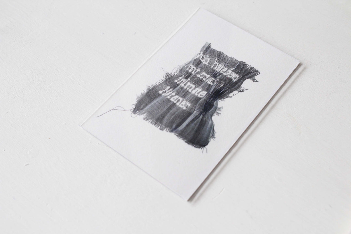 'Cloth is a Spokesperson' - Individual Miniature Prints