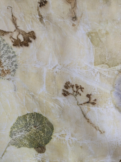 Eco-Printed Silk Scarf 2