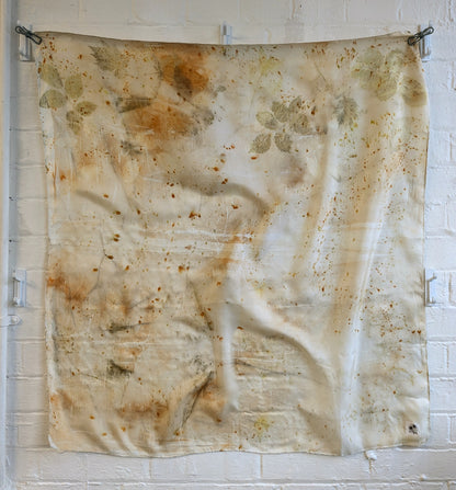 Eco-Printed Silk Scarf 3