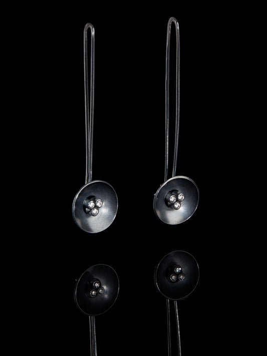 Floating Cluster Earrings