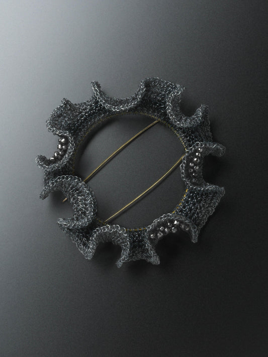 Ruffle Brooch