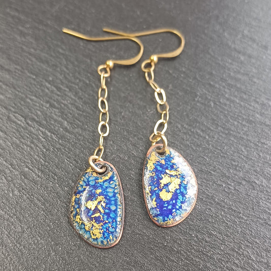Mediterranean Enamel Earrings