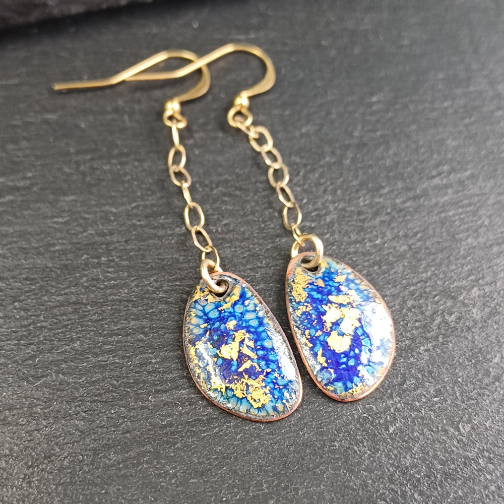 Mediterranean Enamel Earrings