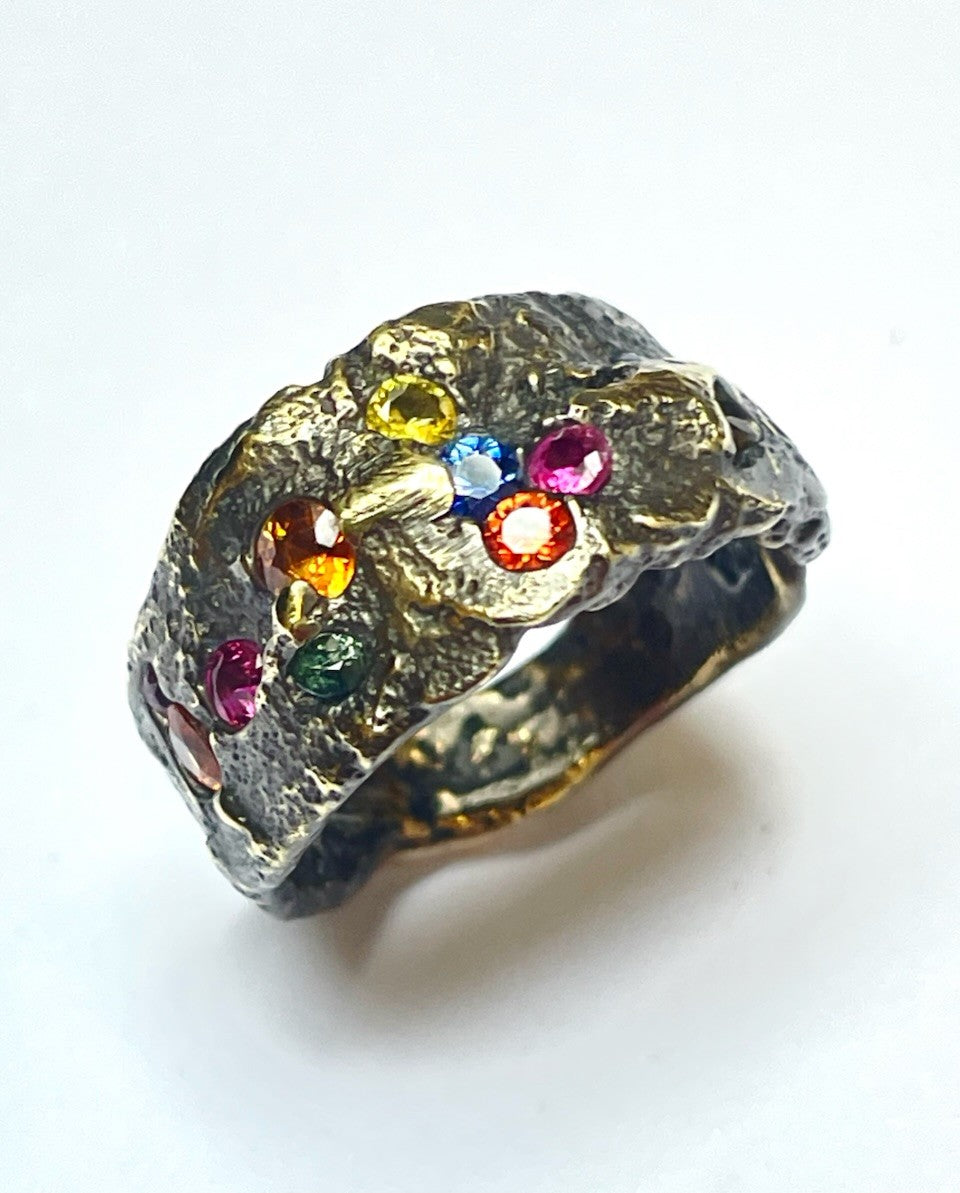 Freeform Harlequin Ring