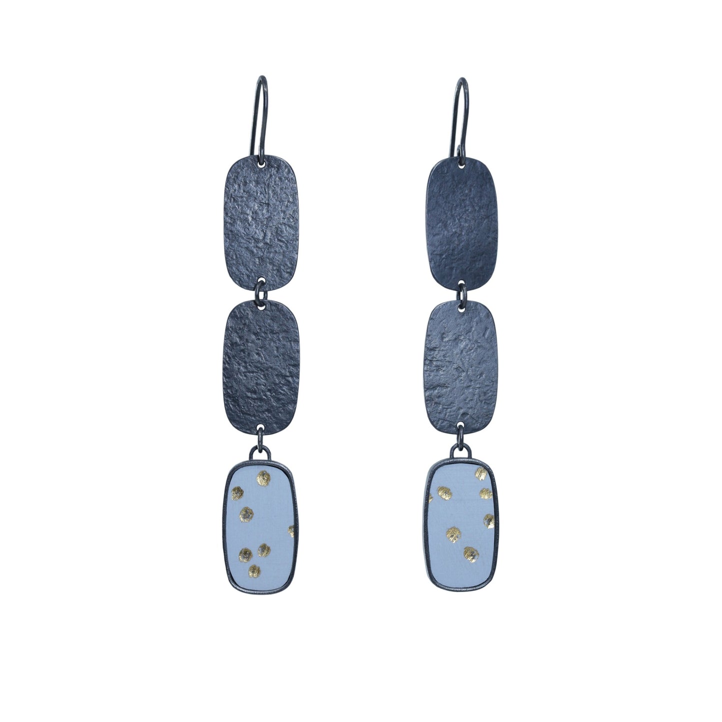 Triple Oblong Earrings