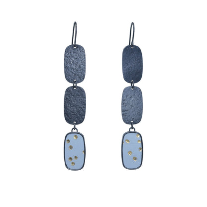 Triple Oblong Earrings